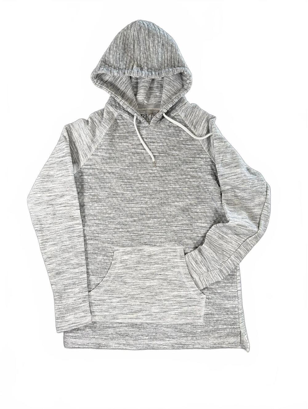 Buckle BKE PX Quilted Textured Hoodie Sweatshirt Men's Preppy Grunge Active M - Picture 2 of 8
